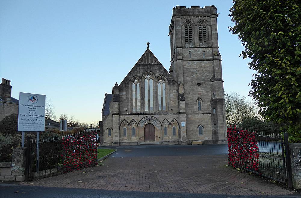 St Ninian's Church in Vicars Road.